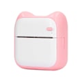Miniatyrbillede 4 af 10: Termisk printer Bluetooth direkte forbindelse USB opladning 203DPI 1000mAh bærbar mini billedprinter med pink printpapir