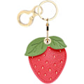 Miniatyrbillede 1 af 6: Læder nøgleringholder etui kompatibel med Apple AirTag, sød beskyttende Air Tag cover med nøglering, anti-scratch finder GPS tracker etui til Another Strawberry