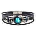 Miniatyrbild 1 av 5: Wekity Constellation Flätad Rep Armband - Punk Legering Leat