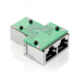 Miniatyrbilde 3 av 3: Skjermet CAT5E RJ45 nettverk treveis hode nettverkskabel forlengelse ett punkt to adapter tap，2stk