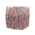 Miniatyrbilde 5 av 10: Rhinestone Trim 10yd oksidasjonsbestandig blank overflate robust holdbar utsøkt design mye brukt Rhinestone ChainLight Pink On Silver