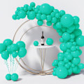 Miniatyrbillede 1 af 7: 130 stk. Blågrønne balloner i forskellige størrelser 18\" 12\" 10\" 5\" Ballonbue guirlande sæt perfekt til fødselsdagsfest, dimission, babyshower, bryllup, ferie Tiff Blue