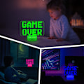 Miniatyrbild 7 av 8: Gaminglampa Game Over Nattlampa 3D Illusion Lampor, Dimbar