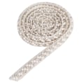 Miniatyrbild 7 av 10: 1 meter pärlband DIY handgjorda kläder broderade sytillbehör (1 cm vit sned pärla)