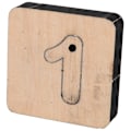 Miniatyrbild 3 av 10: Skärmaskin Form Lädertillbehör DIY Handgjorda Kits med Järnblad för Hantverkssamling (Nummer 1)