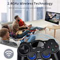 Miniatyrbild 5 av 9: USB 2.4G trådlös spelkontroll 2-pack för PC/bärbar dator (Windows XP/7/8/10)/ Android / PS3 & Steam Joystick Gamepad för pc Games Controller C