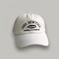 Miniatyrbild 1 av 5: Brev broderad hatt justerbar basebollkeps White