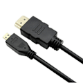 Miniatyrbillede 3 af 3: 1,5 m mikro Micro HDMI til HDMI standard version 1.4 mobiltelefon mirco hdmi til HDMI adapterkabel