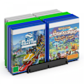 Miniatyrbild 4 av 4: Lämplig för PS5/XBOX/SWITCH spelskivförvaringshållare, kan