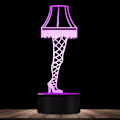 Miniatyrbild 1 av 8: 3D Illusion Nattlampa Optisk Illusion Benlampa från A Chr