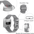 Pikkukuva 4 / 6: Älykellon ranneke sopii Fitbit versa älykellolle, versa 2 ja versa Lite se -kelloille naisille ja miehille (Harmaa-L)