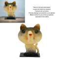 Miniatyrbilde 3 av 5: Tegneserie Katt Briller Stativ Innovativ Søt Håndlaget Brille Display Holder for Hjemmekontor Skrivebord
