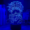 Miniatyrbilde 4 av 6: LED Nattelys Anime Satoru Gojo Lampe Jujutsu Kaisen LED Nattelys for Barn Bursdagsgave Jujutsu Kaisen Satoru Gojo 3D Lampe