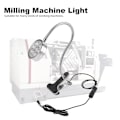 Miniatyrbillede 2 af 10: LED-maskinarbejdslampe Svanehalsklip/Fastgørelsesbasisklemmeafbryderlampe (#07)