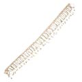 Miniatyrbild 6 av 10: Rhinestone Tassel Chain Fringe Brudapplikation Trim Crystal Kläder Väska Dekoration Golden AB Färgglad