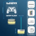 Miniatyrbillede 4 af 7: Spil 3D Natlampe, Attivolife Gamepad Illusion Hologram Lampe