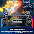 Pikkukuva 2 / 8: Vaihda ohjaimet, One Piece Joy Pad -vaihto Switch Pro -ohjaimelle, kaukosäädin sopii suurille käsipelaajille säädettävällä TURBO-toiminnolla Type A