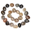 Miniatyrbillede 5 af 10: Pebbles Naturlige Polerede Bogstaver Sten Små Dekorative Ornamentale Flodsten til Meditation Spådom
