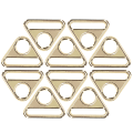 Miniatyrbilde 6 av 6: 10 stk justerbar spenne 38mm sinklegering materiale multifunksjonell lett bærbar bagasjetilbehør Light Golden