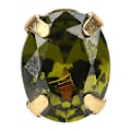 Miniatyrbild 9 av 9: 10 st sy zircon strass ellipsform DIY skor kläder tillbehör 8x10mm grön