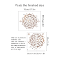 Pikkukuva 4 / 9: Mandala seinätarra Datura Buddha irrotettava taide Koti sisustus Koti sisustus