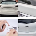 Pikkukuva 3 / 3: Mazda mustalle urheilulliselle metallille Evil 'M' -takakontin merkin tarra Emblem kiiltävä 3 5 6