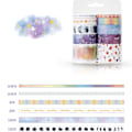 Miniatyrbilde 3 av 3: 10 stk. søte og herlige Washi Tape-sett for studenter og DIY-album (stjerner)