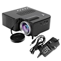 Miniatyrbild 1 av 10: UC28B Micro LED-projektor 1080P  Bärbar hushållsprojektor 500Lumens 5V 2AUK-kontakt 100~240V