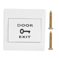 Miniatyrbild 5 av 5: 12-24V Väggtryck Exit Release Knapp Panel för Hem Dörr Access Control System (PT)