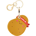 Miniatyrbillede 1 af 6: Læder nøgleringholder etui kompatibel med Apple AirTag, sød beskyttende Air Tag cover med nøglering, anti-scratch finder GPS tracker etui til Potato