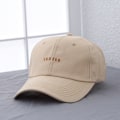 Miniatyrbild 1 av 5: Brev broderad hatt justerbar basebollkeps Khaki