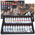 Miniatyrbillede 3 af 10: 24 stk. Pigment 20ML Akvarel Maling Paste Maling Tube Blæk Begynder Indrammet Kunst Tilbehør