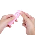 Miniatyrbild 6 av 10: Automatisk elektrisk batteridriven pennvässare med 20 suddgummin (rosa)