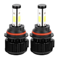 Pikkukuva 2 / 11: X6-COB Auton LED-ajovalot 9004 8000LM Korkea Kirkkaus Valkoinen Valonlähde LED-lamput