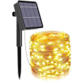Miniatyrbild 1 av 4: 1 uppsättning solcellslampor 200 LED Vattentät 8 funktioner, 20 m Cisea