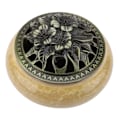 Miniatyrbillede 2 af 8: Keramisk røgelsesbrænder is revner røgelseholder hjem tehus dekoration (ravgul)