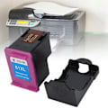 Miniatyrbilde 6 av 10: Blekkpatroner Skrivertilbehør med dysebeskyttelsesklips for HP61xl 1000 1050 2000 Fargerik