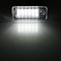 Miniatyrbilde 2 av 6: Høy Lysstyrke 18 LED Nummerplate Lys Lampe For Audi A3 S3 A4 S4 B6 B7 A6 C6 (Svart)