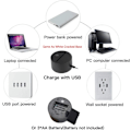 Miniatyrbilde 5 av 7: LED Nattelys Pluggbar Jinx Arcane Julelys og USB-kabel 16 Farger Nattelys