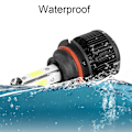 Pikkukuva 10 / 11: X6-COB Auton LED-ajovalot 9004 8000LM Korkea Kirkkaus Valkoinen Valonlähde LED-lamput