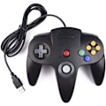 Miniatyrbild 1 av 5: Retro USB-kontroller för N64-spel, N64 Classic USB-kontroll Black