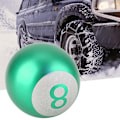 Miniatyrbilde 3 av 7: 4 stk. Aluminiums Deksel for Dekkventiler til Motorsykkel, Bil, Lastebil - 8-Ball - Grønn