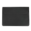 Miniatyrbillede 3 af 10: Laptop Sleeve Case Soft PU Læder Computer Beskyttende Håndtaske med Krog og Loop Fastener12in