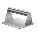 Miniatyrbild 1 av 4: Rostfri hamburgare press, hamburgare smasher, grillpress perfekt för platt topp griddle