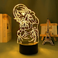 Miniatyrbild 3 av 7: 3D LED nattlampa Anime Sword Art Online Asuna för sovrummet
