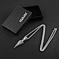 Miniatyrbillede 6 af 7: Herre Arrowhead Arrow rustfrit stål vedhæng halskæde med stål hvede kæde Silver