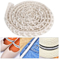 Miniatyrbild 5 av 10: 1 meter pärlband DIY handgjorda kläder broderade sytillbehör (1 cm vit sned pärla)