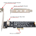 Miniatyrbilde 3 av 5: PCI Express PCI-E 1X til 12+16Pin 2013-2017 Mac Pro Air SSD Konverterkort for A1493 A1502 A1465 A1466