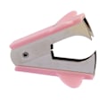 Miniatyrbillede 2 af 10: Hæfteklammefjerner Bærbar Effektiv Fjernelse Ergonomisk Design Hæfteklammeaftrækker til Kontor Finansafdelinger Sakura Pink