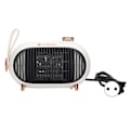 Miniatyrbilde 1 av 10: Liten romvarmer 900W PTC Keramisk Rask Oppvarming 3 Nivå Justering Mute Overopphetingsbeskyttelse Skrivebordsvarmer Hvit 110‑